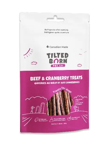 1cs 12/3.53oz Tilted Barn Beef & Cranberry - Dog/Cat Supplements